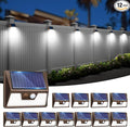 vighep 12 Pack Solar Fence Lights Waterproof, Motion Sensor Deck Lights Outdoor by Vighep