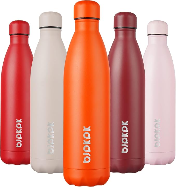 BJPKPK 25oz Insulated Stainless Steel Water Bottles, Sports Water Bottles Keep by BJPKPK