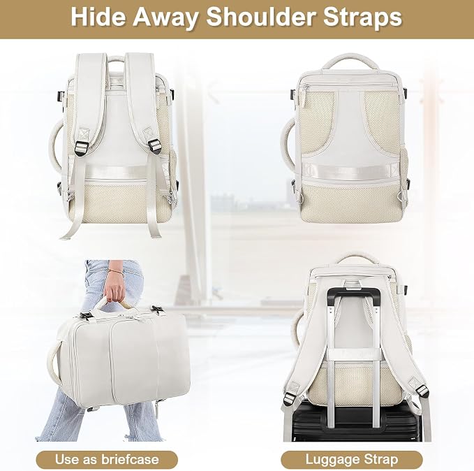 Sinaliy Travel Backpack, Carry on Flight Approved Backpack - Image 7