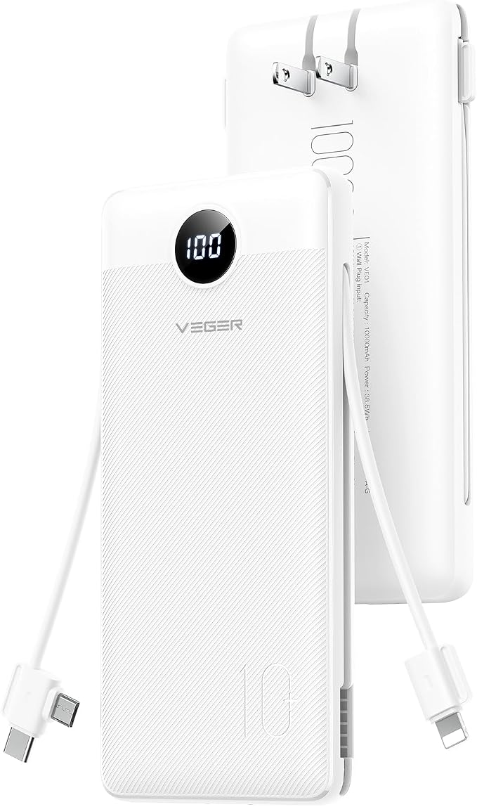 VEGER All in One Travel Portable Charger by VEGER