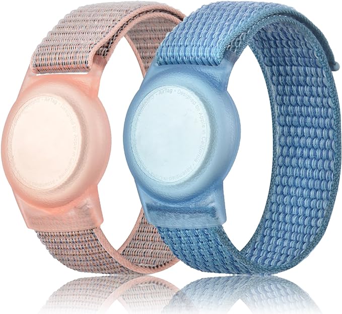 Kids Wristband Compatible with Apple AirTag, Protective Case by Qonuiy