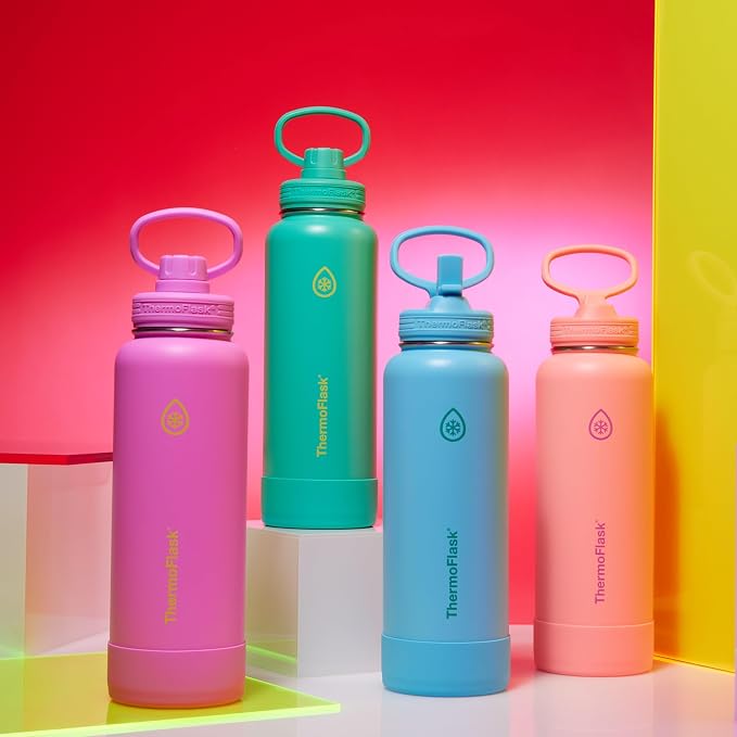 ThermoFlask 40 oz Double Wall Vacuum Insulated Stainless Steel Water Bottle - Image 4