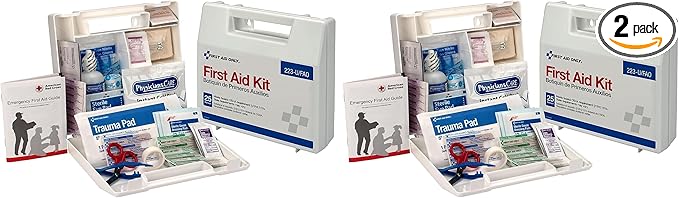 First Aid Only 223-U OSHA-Compliant First Aid Kit, All-Purpose 25-Person by FirstAidOnly