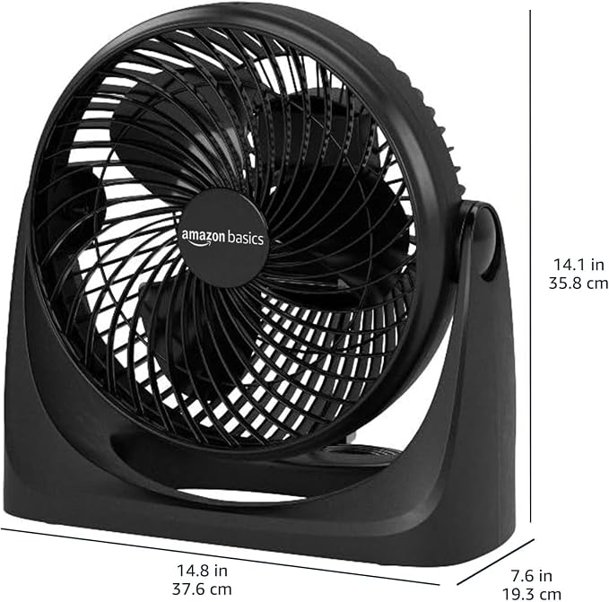 Amazon Basics Air Circulator Fan, Desk Fan - Image 3