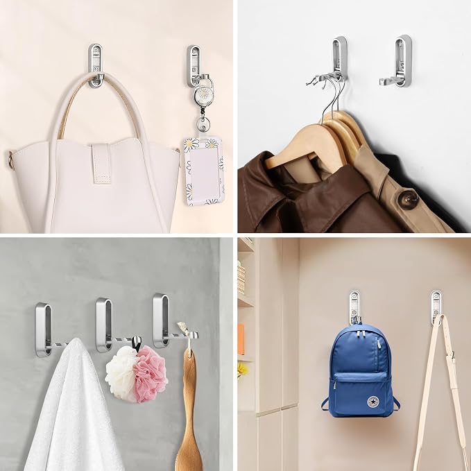 Dntorx Folding Coat Hooks - Image 7