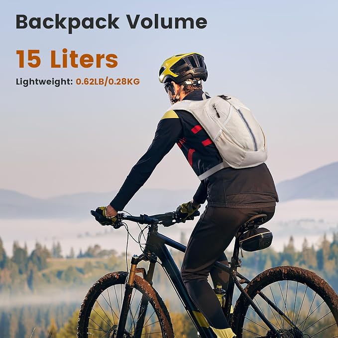 Small Hiking Backpack 15L- Lightweight Packable Foldable Backpack - Image 8