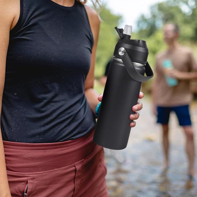Fijinhom 18oz Insulated Stainless Steel Water Bottle, Wide Mouth Double Wall - Image 6
