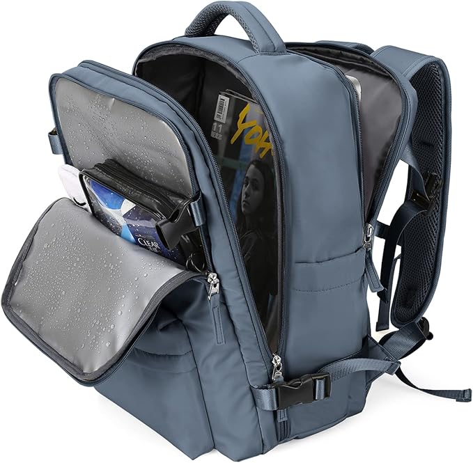 WONHOX Large Travel Backpack Carry on Flight Approved Laptop Work Business by WONHOX