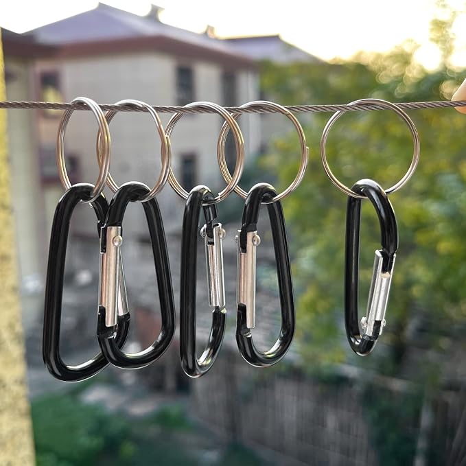 30PCS Aluminum Carabiner Clips - Image 7