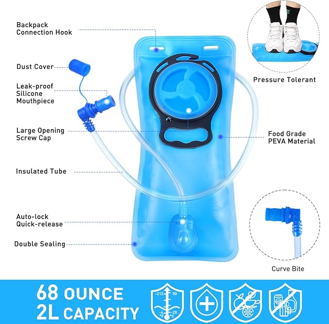 Rave Hydration Pack, Hydration Backpack - Image 5