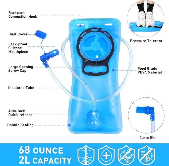 Rave Hydration Pack, Hydration Backpack - Image 5