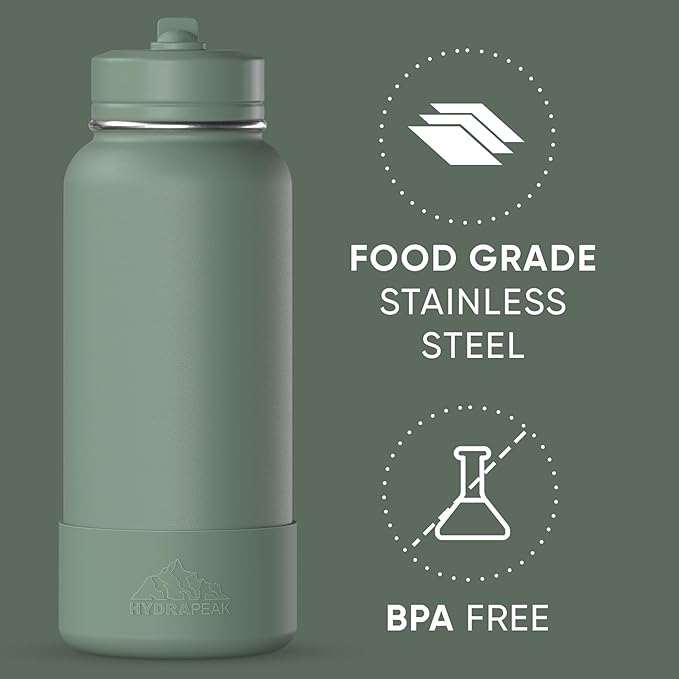 Hydrapeak 32oz Sport Insulated Water Bottle - Image 6