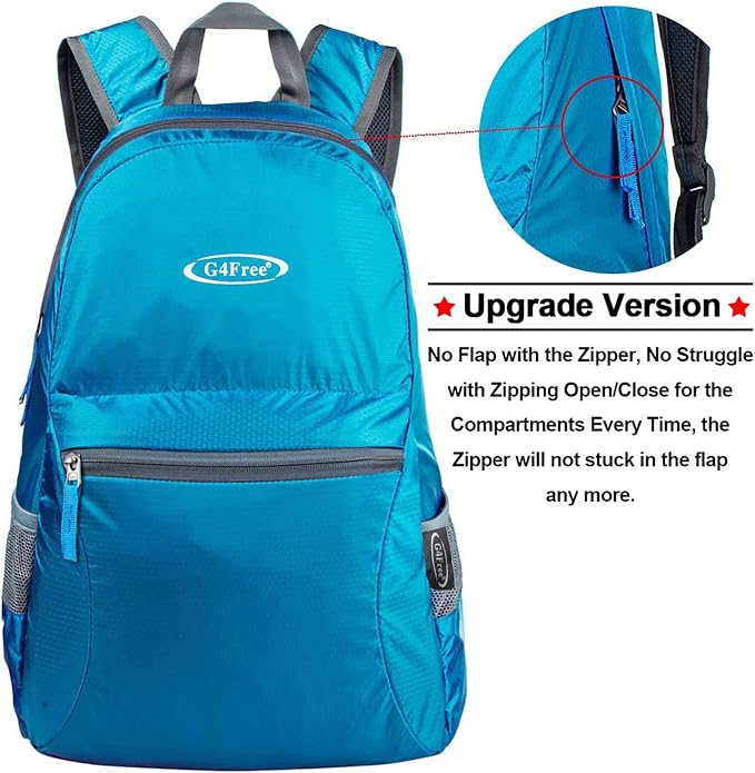 G4Free 20L Lightweight Packable Backpack Travel Hiking Daypack Foldable Backpack - Image 2
