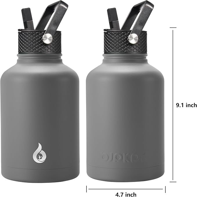 BJPKPK 50oz Stainless Steel Insulated Water Bottle, Vacuum Water Bottle - Image 2