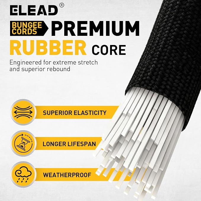 8-Piece 24-inch Adjustable Bungee Cords - Image 3