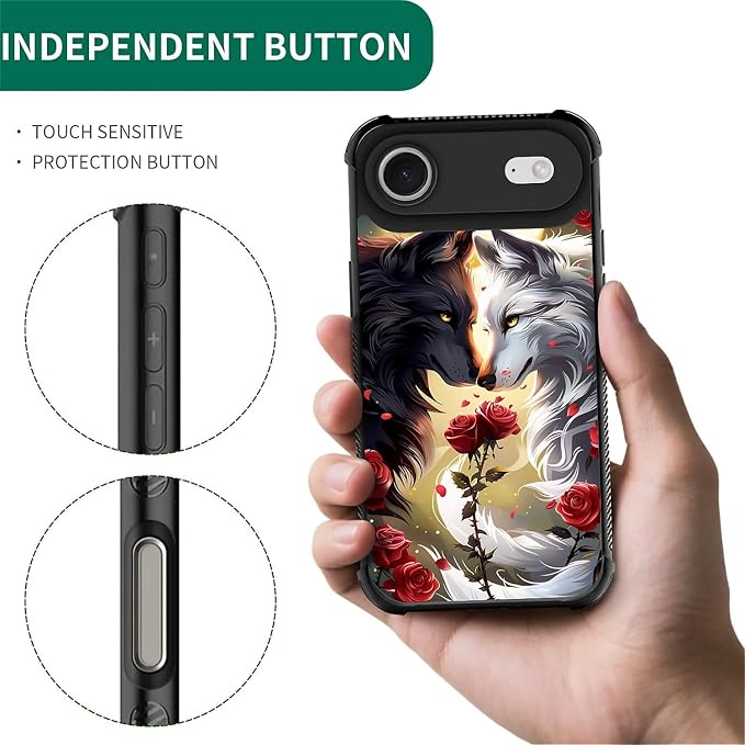 for iPhone 17 Air Case, for MagSafe Graphic Design for Girl Boy Soft Silicone - Image 3