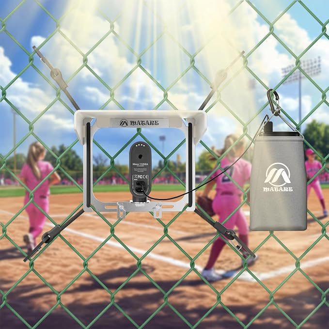 Cell Phone Fence Mount with Shade, Mounting Kit Works with iPhone, Mevo Start - Image 7