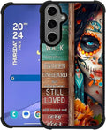 for Samsung Galaxy S24 S25 Plus Case, Sugar Skull Day of Death Halloween by FKBRCL4U