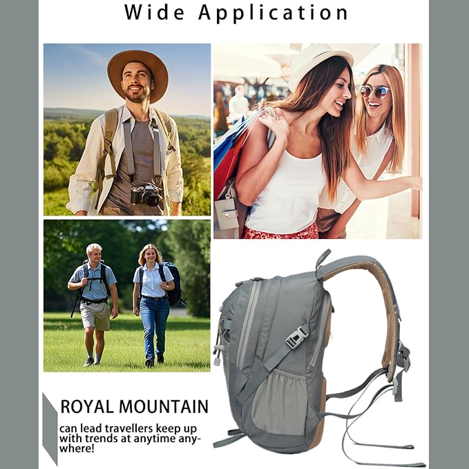 Small Hiking Backpack, 20L Lightweight Travel Backpacks - Image 7