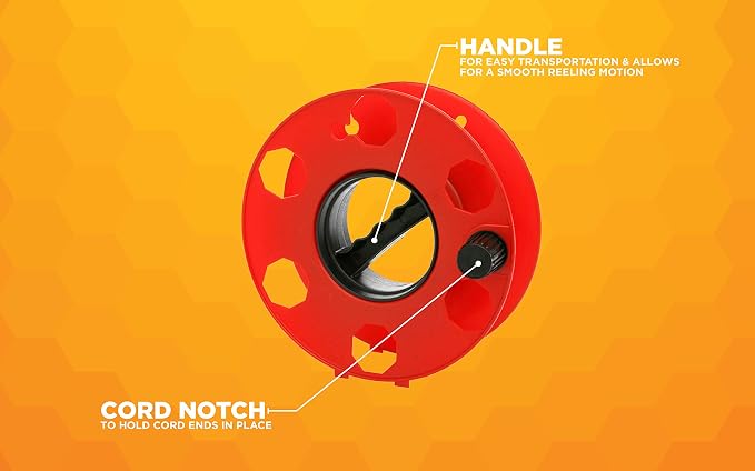 Woods Heavy Duty Cord Storage Wheel - Image 4