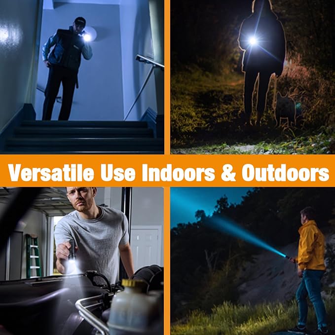 EverBrite Mini Flashlight, Zoomable LED Flash Light, 3 Modes, 3AAA Batteries - Image 8