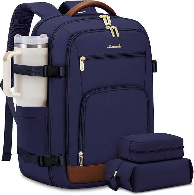 LOVEVOOK Travel Backpack For Women Flight Approved, 40L Large Carry On Backpack by LOVEVOOK