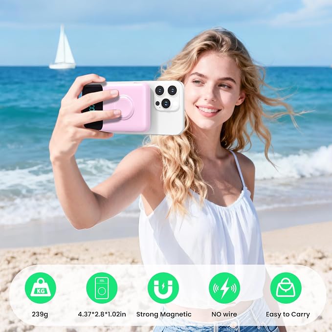 Magnetic Portable Charger for iPhone - Image 2
