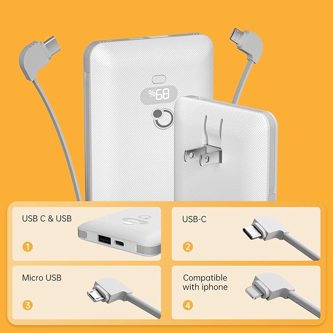 Brand Q 10000mAh Portable Charger - Image 6