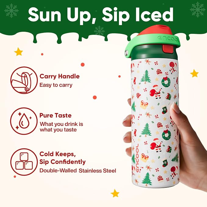 Christmas Insulated Water Bottle - Image 3