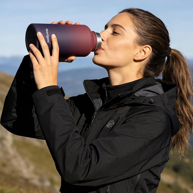 Navigate 64 oz Insulated Stainless Steel Sports Water Bottle - Image 6