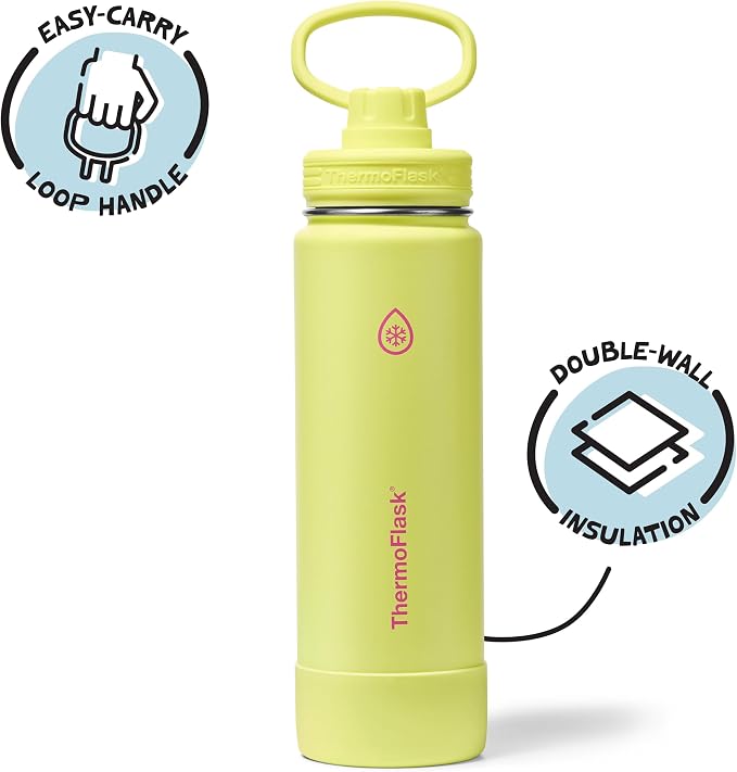 ThermoFlask 24 oz Double Wall Vacuum Insulated Stainless Steel Water Bottle - Image 2