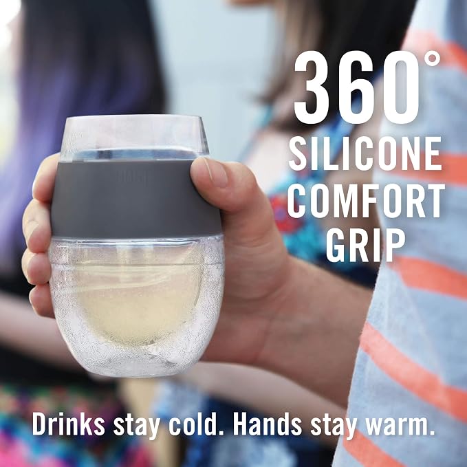Host Wine Freeze Cup with Lid, Double Wall Insulated, Cooling Freezable Drink - Image 4
