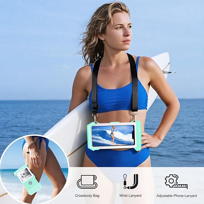 Underwater Phone Case for Snorkeling & Diving, IP68 Waterproof Case for Swimming - Image 4