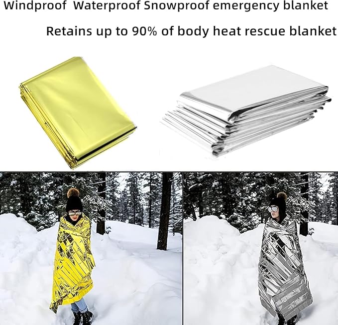 Emergency Mylar Thermal Blankets - Image 4