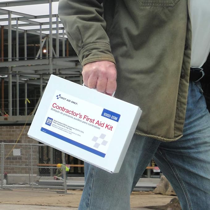 First Aid Only 9302-25M 25-Person Contractor's First Aid Kit - Image 6