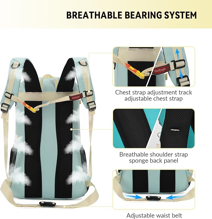 Bseash 40L Waterproof Hiking Backpack - Image 3