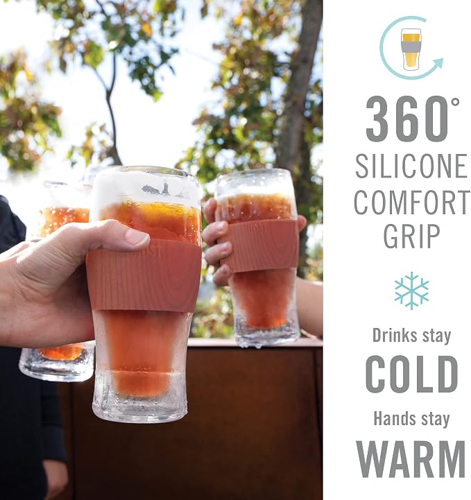 Host Freeze, Frozen Mugs, Freezable Pint Set, Beer Keep Your Drinks Cold - Image 2