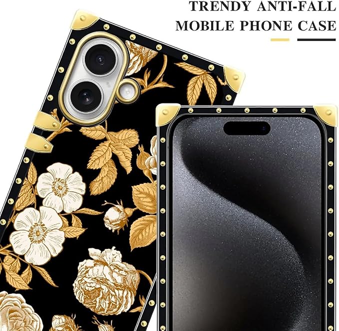 for iPhone 17 Case Luxury Golden Decoration - Image 4
