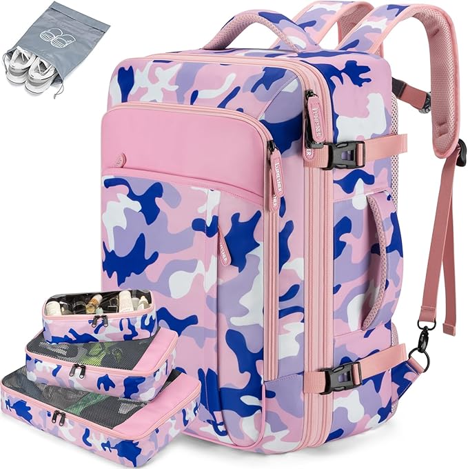 Lumesner Carry on Travel Backpacks, Extra Large 40L Flight Approved by Lumesner