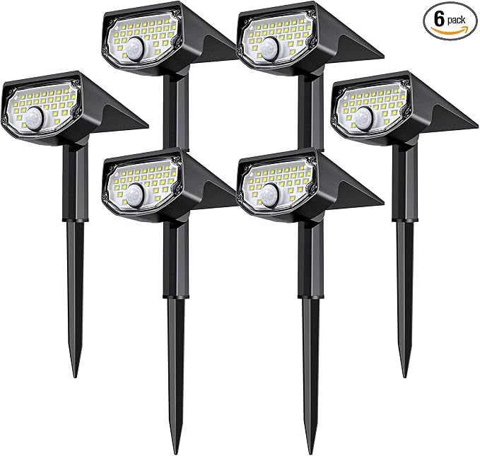 AloftSun Solar Motion Sensor Outdoor Lights, Waterproof Motion Sensor Spot by AloftSun