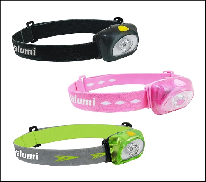 LED Headlamp, with Advanced Aspherical LED Lens, Brightest LED with140 Lumens by yalumi
