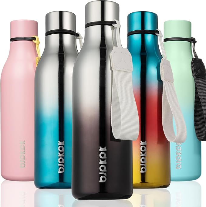 BJPKPK Insulated Water Bottles, 18 oz Stainless Steel Metal Water Bottle by BJPKPK