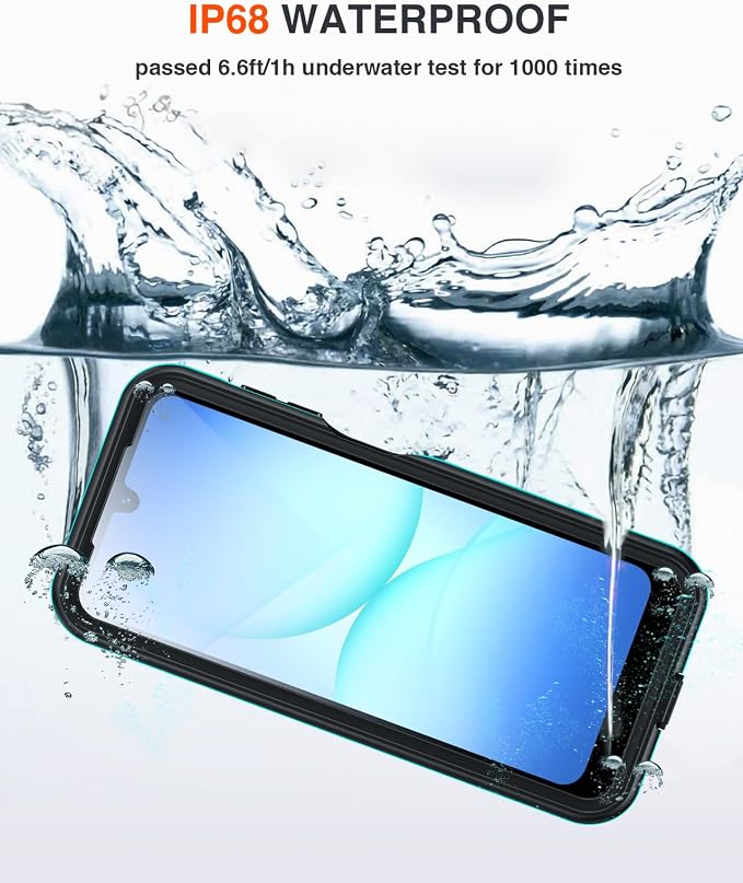 Lanhiem for Samsung Galaxy A17 5G Phone Case, IP68 Waterproof Dustproof - Image 2