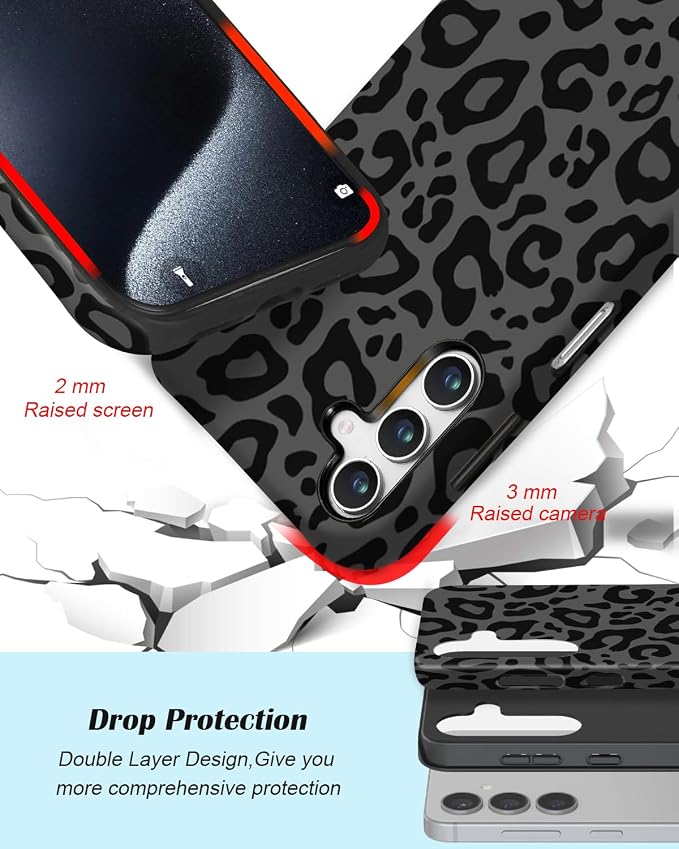 Compatible for Samsung Galaxy A26 5G Case, Dual Layer Heavy Duty 2 in 1 - Image 3