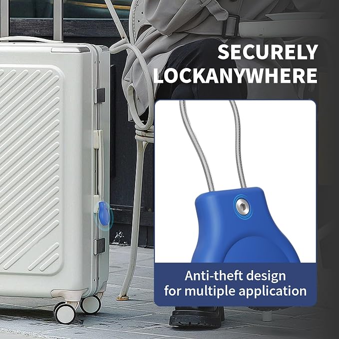 for AirTag Holder with Wire Cable, 4 Pack IPX8 Waterproof PC Hard Case - Image 5