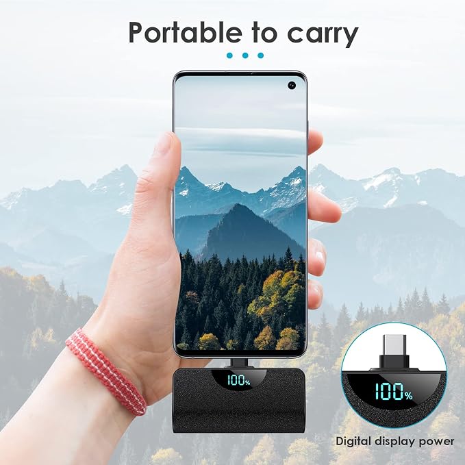Portable Charger for iPhone 17/16/15, 5200mAh PD USB C Power Bank Built-in - Image 4