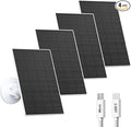 2W Solar Panel for Security Camera Outdoor, USB/USB-C Charger by VUEBEE