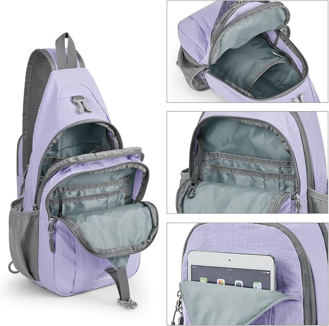 G4Free Sling Bag RFID Blocking Sling Backpack Crossbody Chest Bag Daypack - Image 5