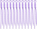 Paracord Keychain Paracord Bag Charm 12pcs Braided Nylon Rope Keychain Cord by Cmidy