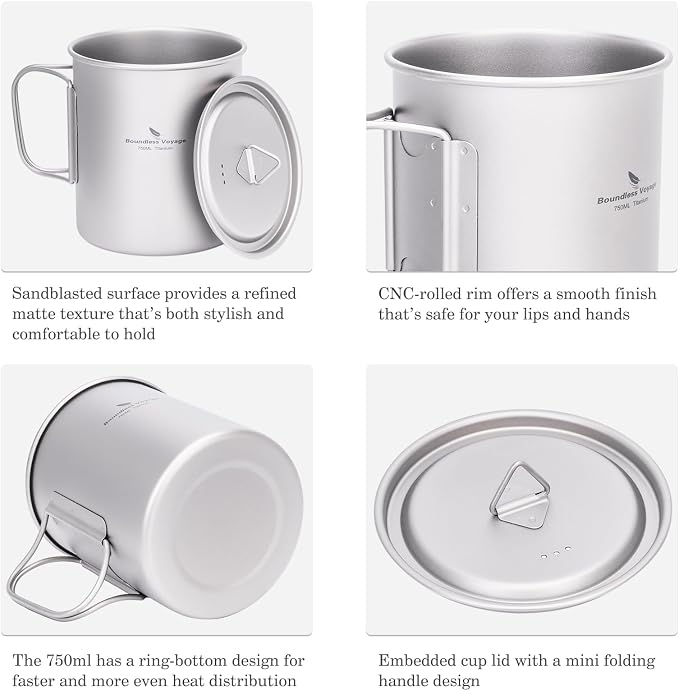 Boundless Voyage Titanium Camping Mug - Image 6